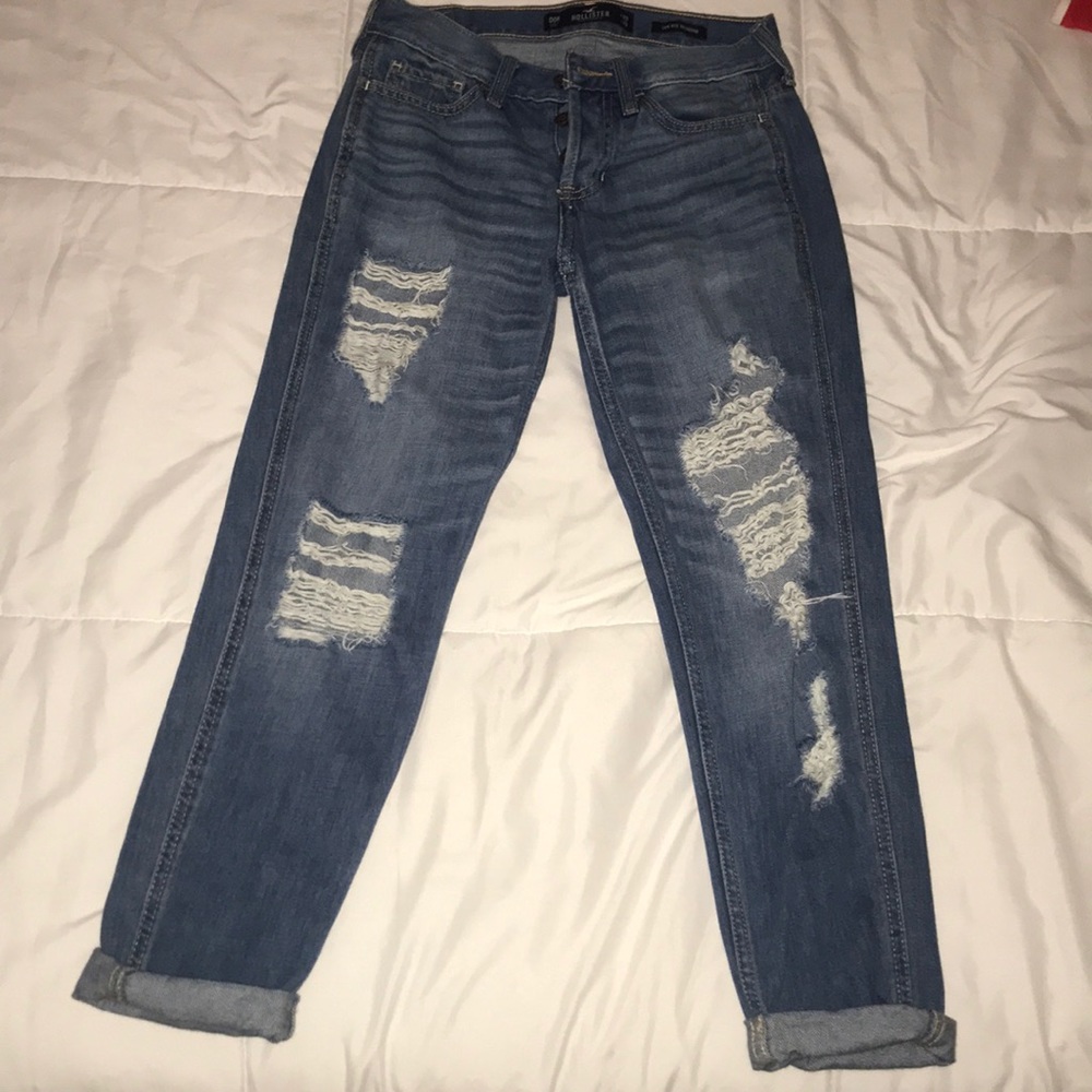 low rise boyfriend jeans